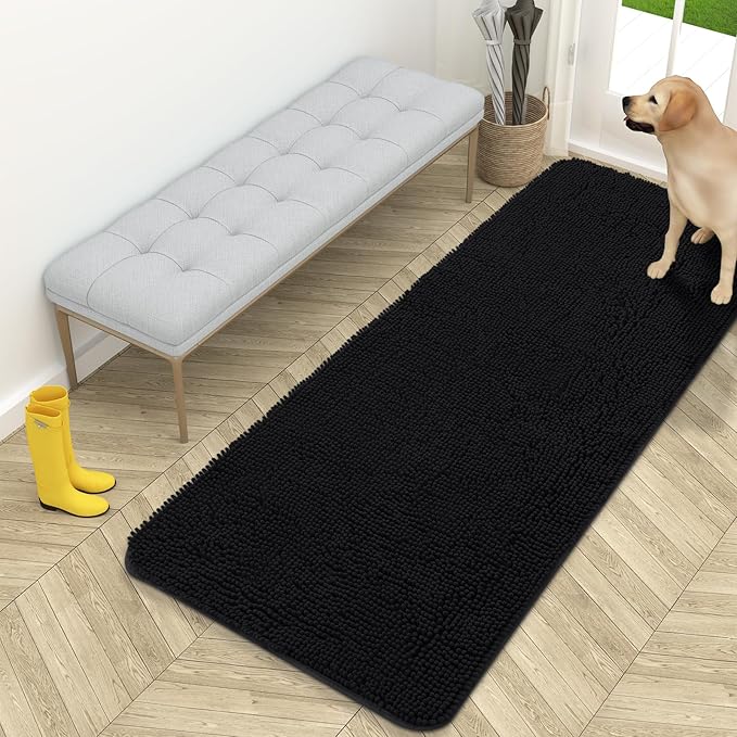 OLANLY Dog Door Mat for Muddy Paws 59x24, Absorbs Moisture and Dirt, Absorbent by OLANLY