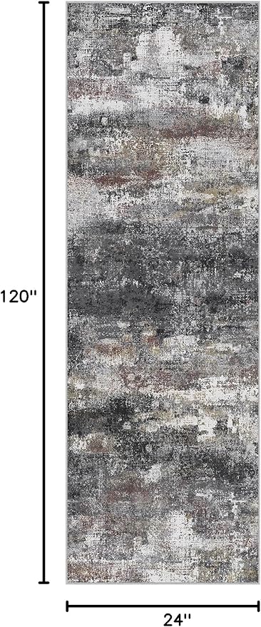 Runner Rug for Hallway Kitchen 2x10 Machine Washable Runners Rug for Entryway - Image 2