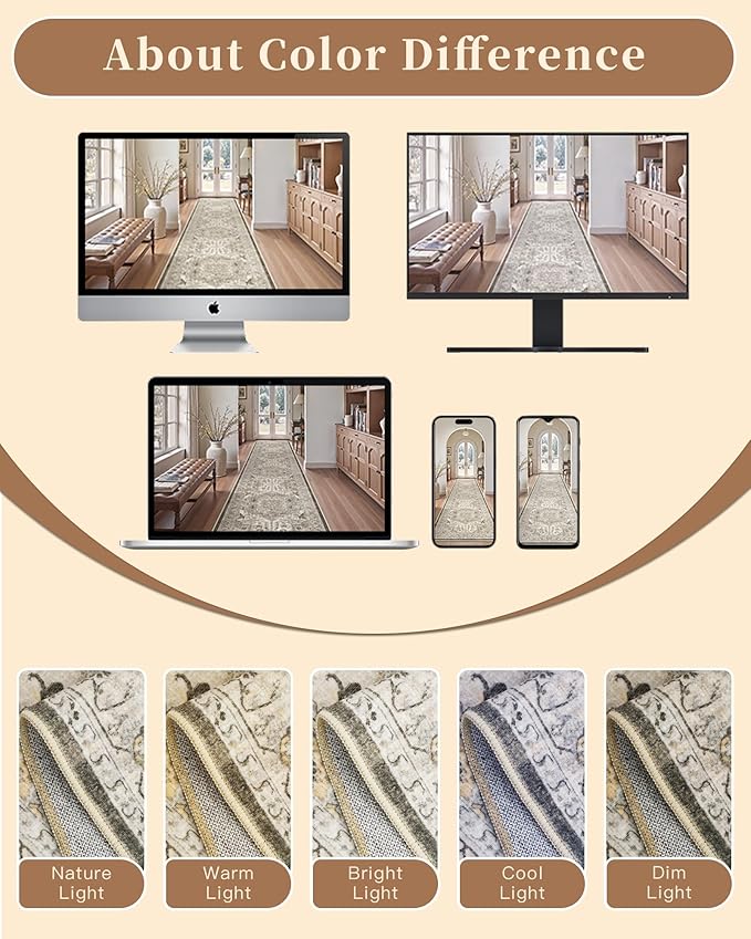Madane Hallway Runner Rug 3x16 - Image 9