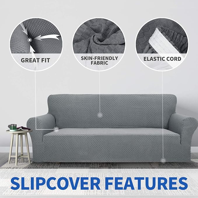 ZNSAYOTX 1 Piece Jacquard Couch Covers - Image 3