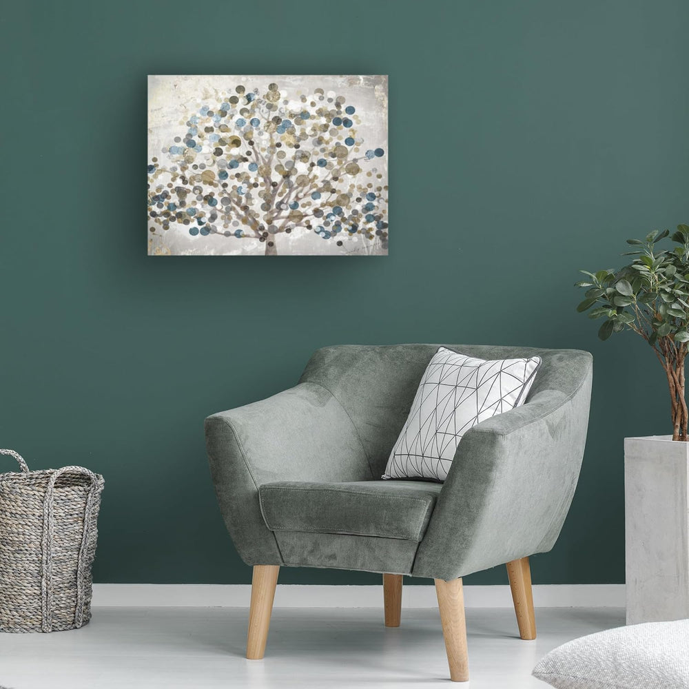 Wrapped Canvas Wall Art - Color Bakery 'Bubble Tree' Wall Art for Liv...
