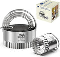 Fluted cookie cutter Set 1.75inch 2inch 2.25inch 2.75inch 3.25inch, Stainless by MJINGMEI