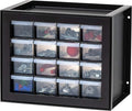 IRIS USA Small Plastic Storage Drawers, Made in USA, 16-Drawer Organizer by IRISUSA