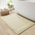 RESARE Waffle Bath Mat for Bathroom, Super Absorbent Bathroom Rugs Non Slip by Resare