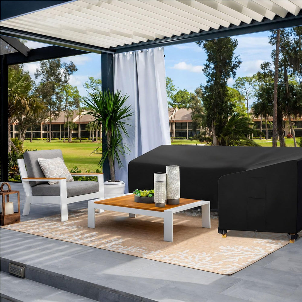 iBirdie Outdoor Sectional Cover fit 80 x 80 inch L-Shaped Couch Sofa
