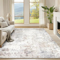 Washable Rugs 6x9 Area Rugs for Living Room, Modern Abstract Rugs for Bedroom by Srugn
