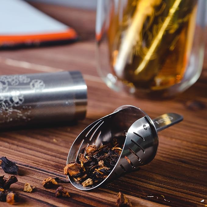 Tea Infuser Spoon For Loose Leaf Tea Stainless Steel Popsicle Tea Stick Tea - Image 9