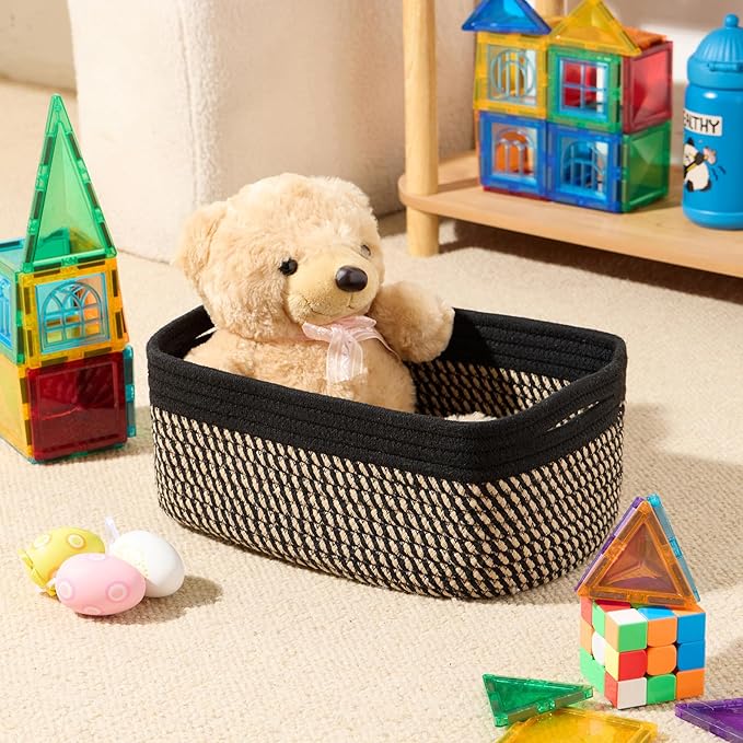 MiniArk Small Storage Baskets for Organizing | Closet Organizer Bins | Shelf - Image 4