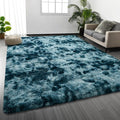 Deerhoo Shag Area Rug, 4 X 6 Tie-Dyed Plush Fuzzy Rugs by Deerhoo