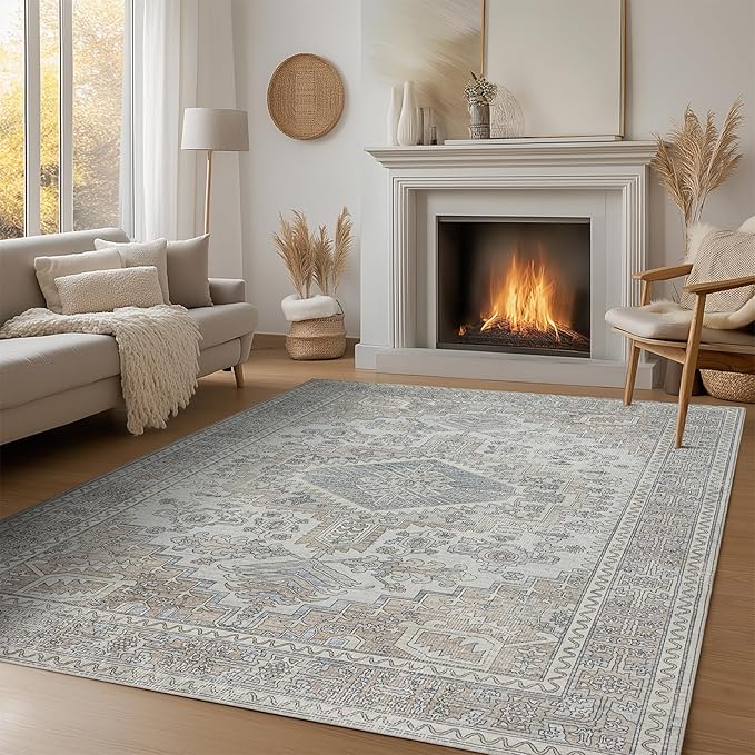Machine Washable Rugs 8x10 Area Rugs - Image 9