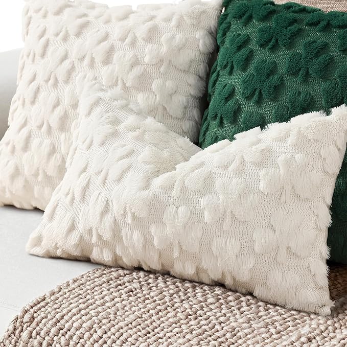 decorUhome St. Patrick’s Day Shamrock Pillow Covers 12x20 Inch Set of 2 - Image 9