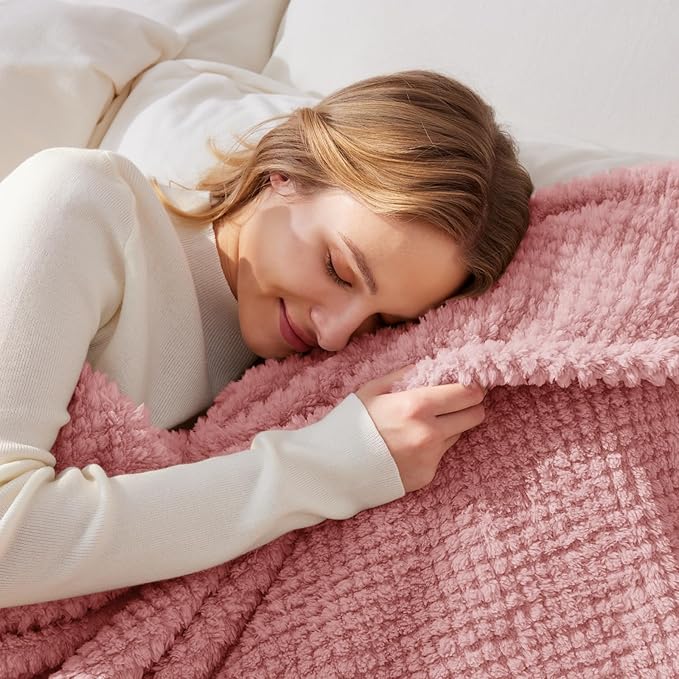 Whale Flotilla Queen Size Fuzzy Fleece Blanket - Image 2
