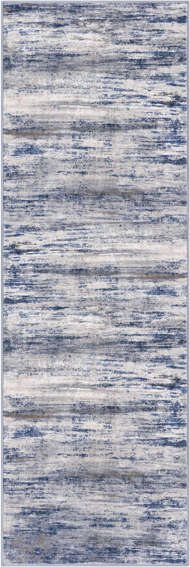 KOZYFLY Modern Abstract Hallway Runner Rug, 2.6x8 Washable Rug Runner Non-Slip - Image 8