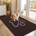 OLANLY Dog Door Mat for Muddy Paws 54x32, Paw Print Design, Absorbs Moisture by OLANLY