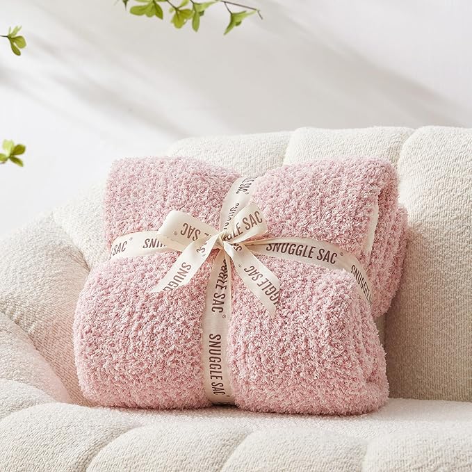 Snuggle Sac Pink Throw Blankets - Image 3