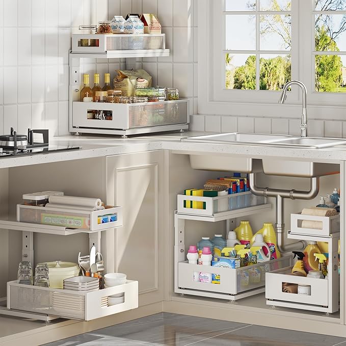 2 Pack Under Sink Organizer - Image 8
