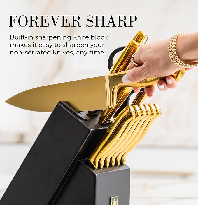 Styled Settings Gold Knife Set - Image 2