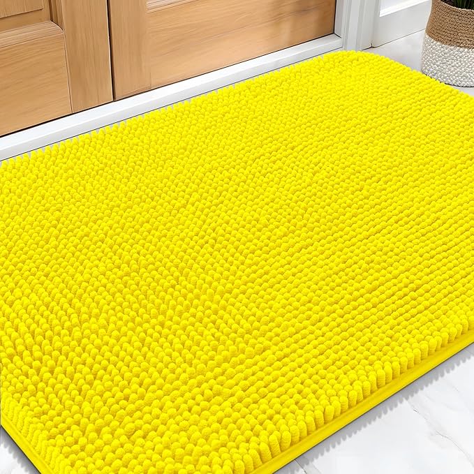 OLANLY Dog Door Mat for Muddy Paws 30x20, Absorbs Moisture and Dirt, Absorbent by OLANLY