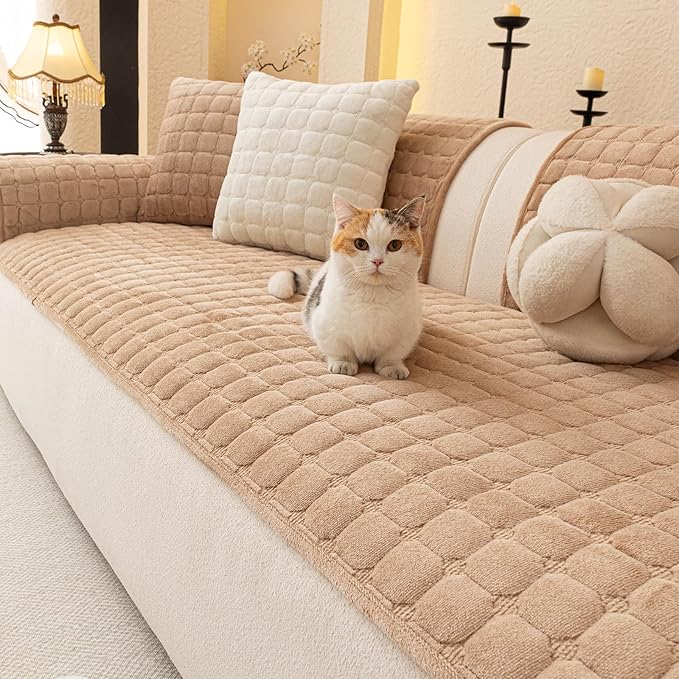 Velvet Couch Covers for Dogs, Dog Sectional Couch Covers, Pet Couchs Cover for by MDSASFD