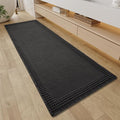RESARE Waffle Bathroom Runner Rugs, Super Absorbent Bath Mat Non Slip Washable by Resare