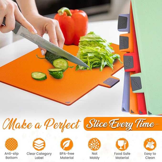 4-Piece Non-Toxic Cutting Board Set