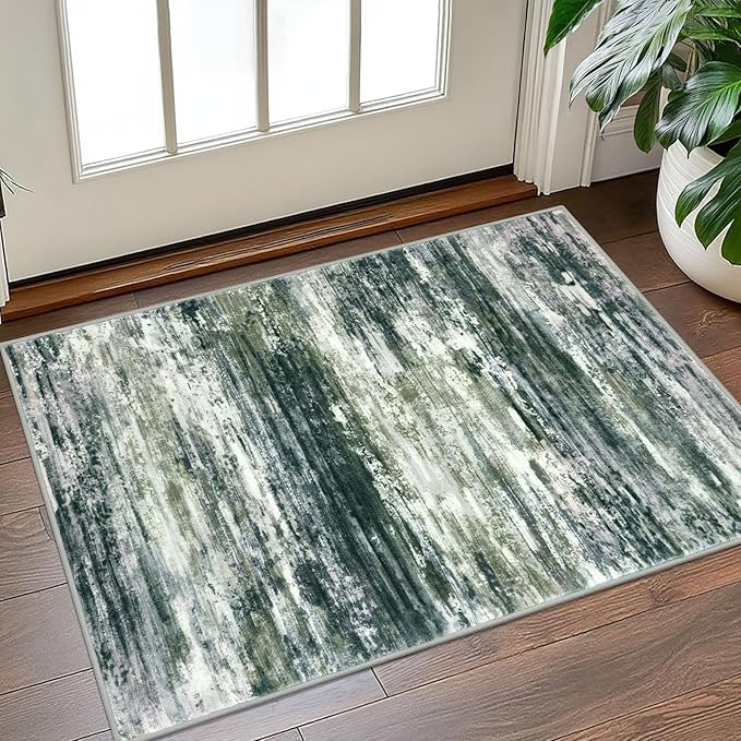 KOZYFLY Small Area Rug 2x3 Rug Entryway Rugs Modern Abstract Indoor Non-Slip - Image 7