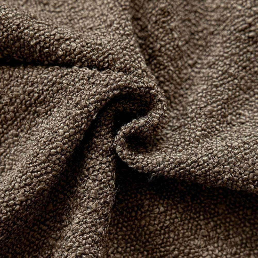 Foindtower Decorative Textured Boucle Throw Pillow Covers 26x26 Light Brown