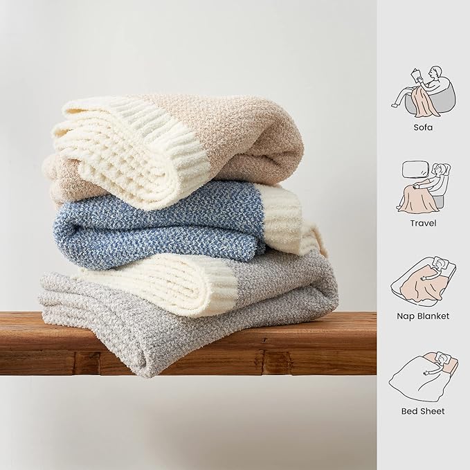 Snuggle Sac Oversized Bedding Blanket Grey Color Twin XL, Super Soft Warm - Image 8