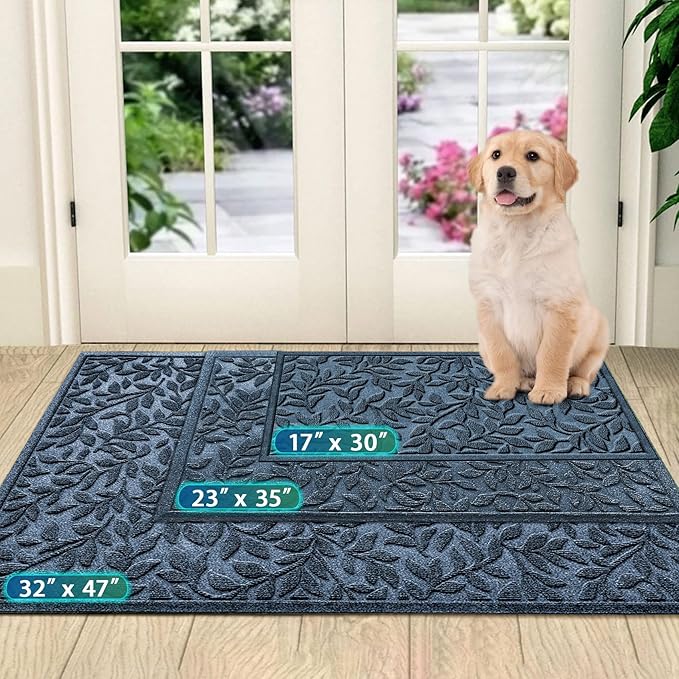Bulijojo Sturdy Front Entrance Doormats, Durable Heavy Duty Welcome Mat - Image 3