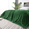 BEDELITE Fleece Blanket King Size – 3D Ribbed Jacquard Soft and Warm Decorative by BEDELITE