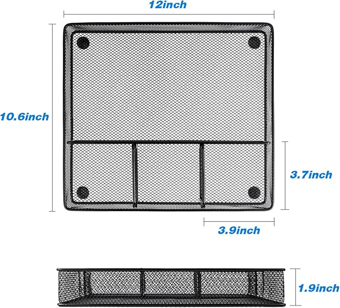 VyGrow Desk Drawer Organizer Tray, Metal Mesh Drawer Organizers Office - Image 6