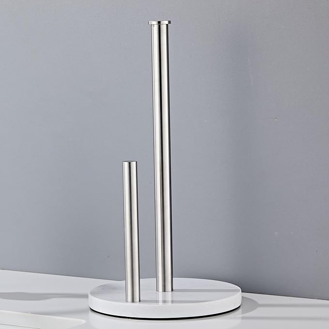 Brushed Nickel Paper Towel Holder, Stainless Steel Paper Towel Holder - Image 2