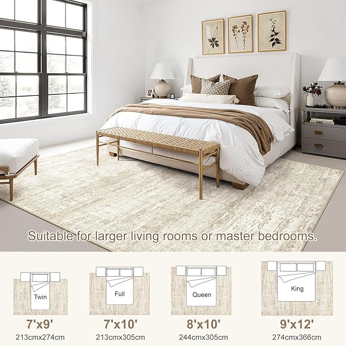 UERMEI 7x9 Area Rug Living Room Rugs - Image 3