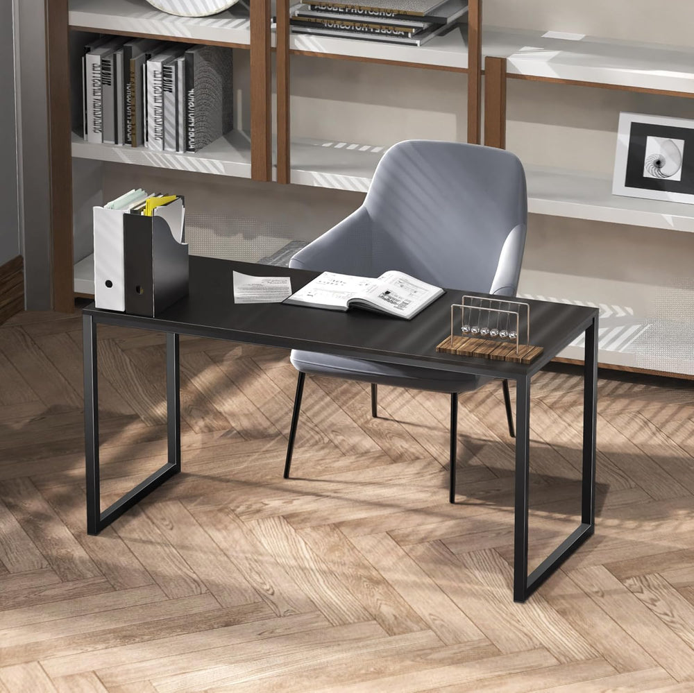 SHW Mission 32-Inch Home Office Computer Desk, Black