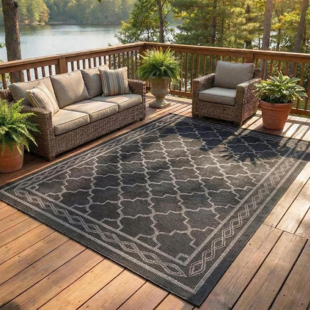GarveeLife 10x20 Outdoor Rug Waterproof for Patio Decor, Foldable Reversible ...