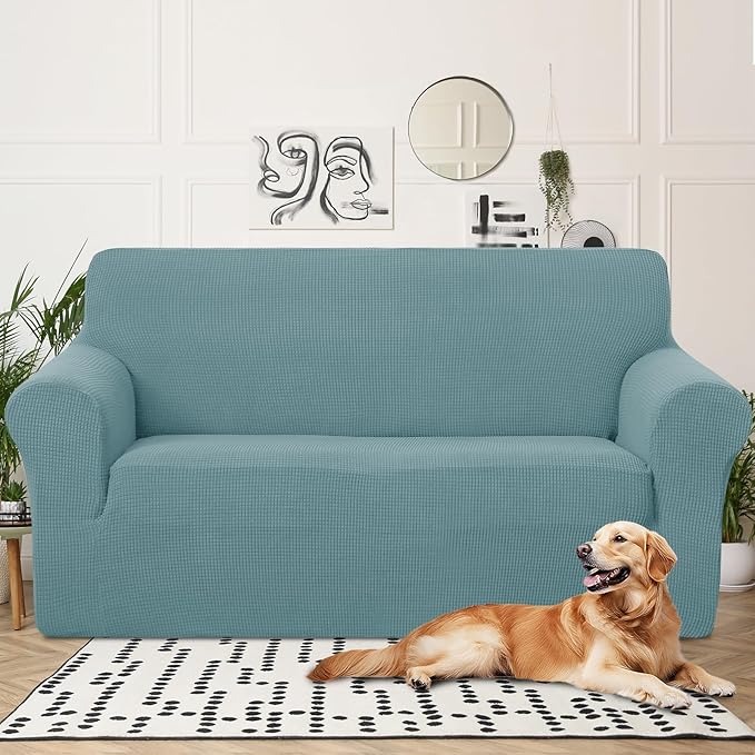 U-NICE HOME Oversized Stretch Loveseat Couch Cover Sofa Covers Washable Sofa - Image 2