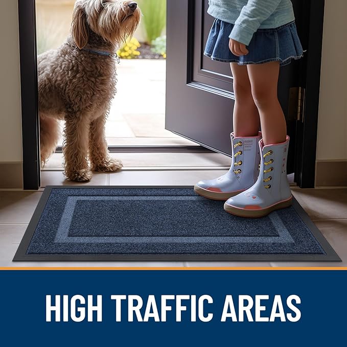 OLANLY Front Door Mat Indoor Outdoor Entrance, Waterproof All-Season, - Image 7