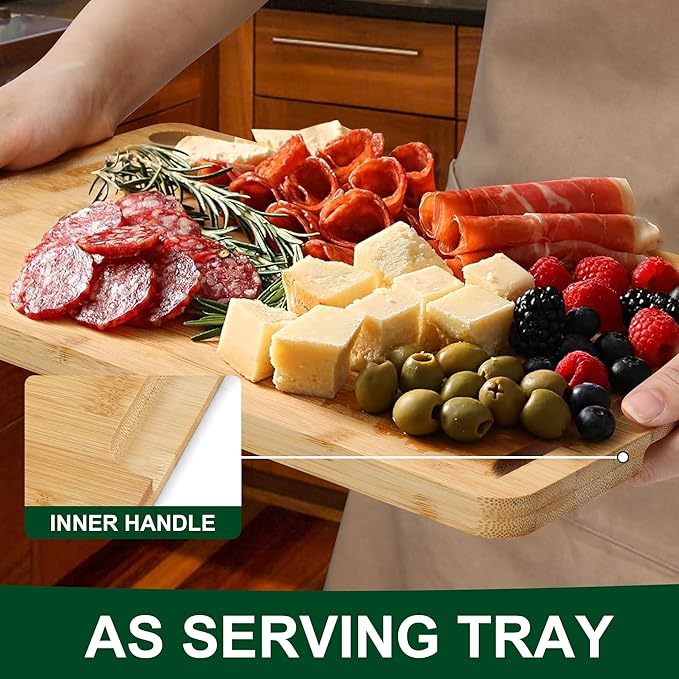 3PCS Bamboo Cutting Board Set - Image 6