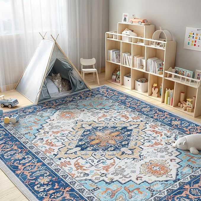 Lofus 5x7 Area Rugs for Living Room, Washable Area Rug, Rugs for Bedroom - Image 2