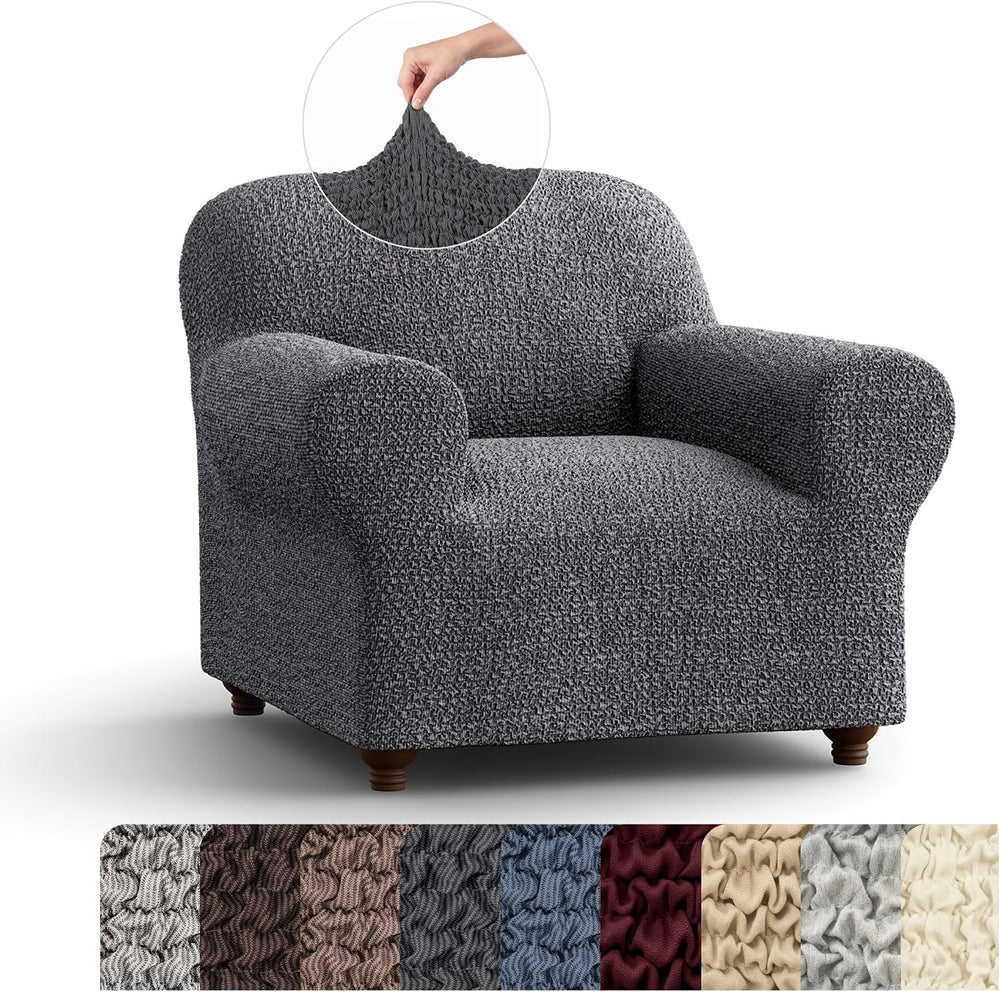 PAULATO BY GA.I.CO. Chair Cover - Armchair Cover - Armchair Slipcover - Cotto...