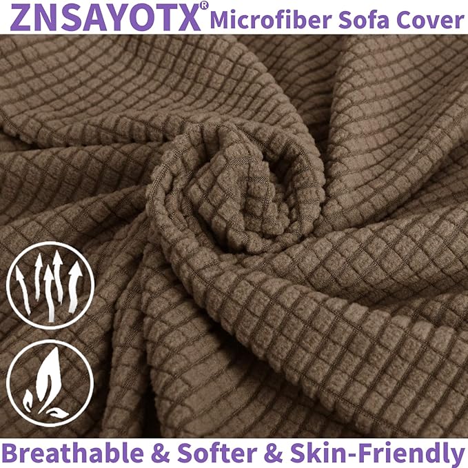 ZNSAYOTX Super Stretch Chair Slipcover Universal Sofa Chair Covers - Image 8