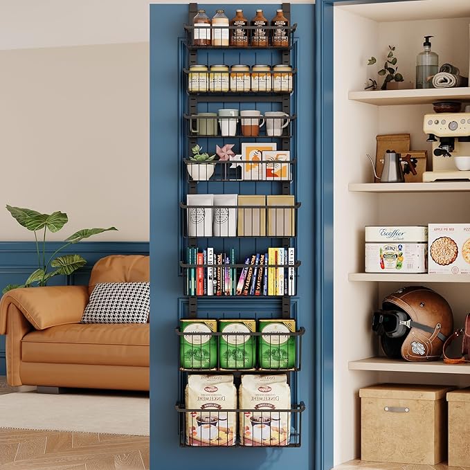 Over The Door Pantry Organizer, 8-Tier Over The Door Organizer - Image 9