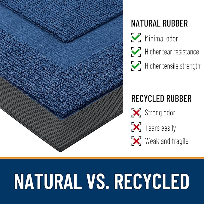 OLANLY Front Door Mat Indoor Outdoor Entrance, Waterproof All-Season, - Image 4