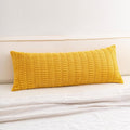 Corduroy Decorative Throw Pillow Covers 14x36 Inch Soft Striped Pillow Covers by Unknown