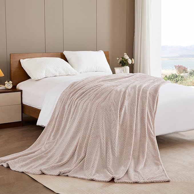 Exclusivo Mezcla Fleece Throw Blanket Extra Large, Super Soft and Warm Blankets - Image 4