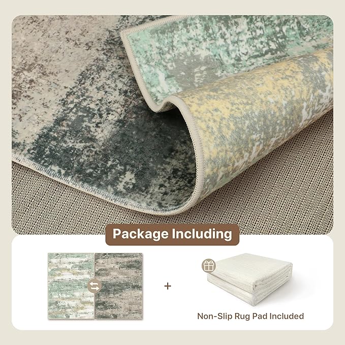 BEIMO Reversible 2'6"x6' Runner Rugs - Image 4