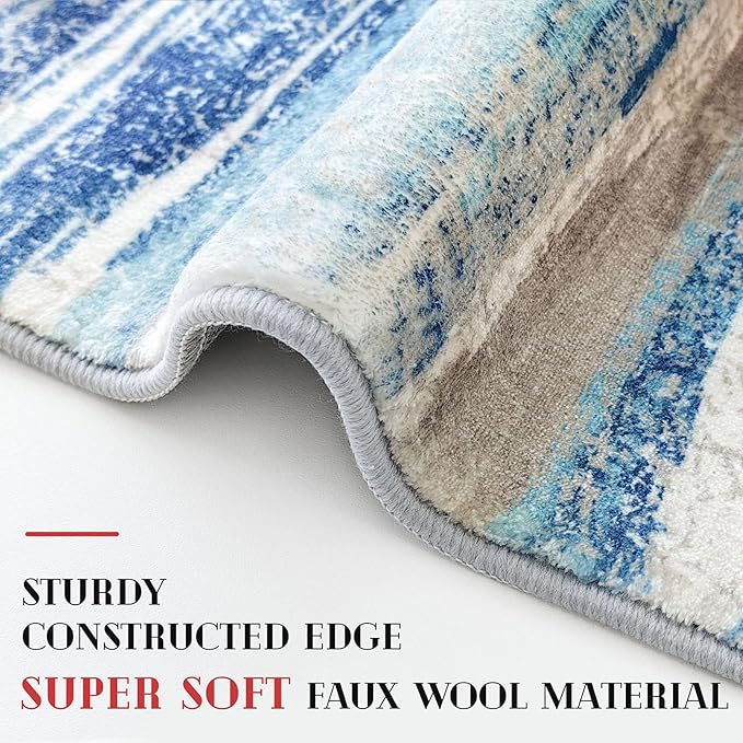 Lansny Modern Abstract Runner Rug 2x12 - Image 5