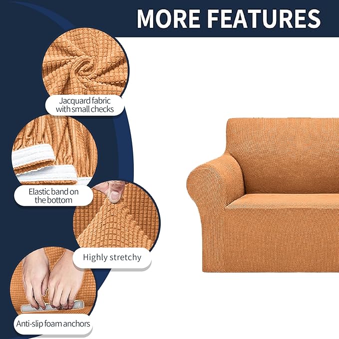 Cupuamon 2026 New Stretch Sofa Slipcovers Couch Cover - Image 4