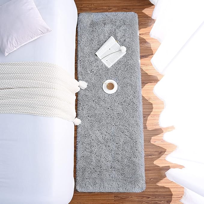 Chicrug Soft Runner Rugs for Bedroom Living Room Plush Fluffy Rug 3x10 Feet - Image 5