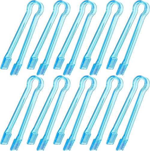 10 Pcs Plastic Buffet Serving Tongs, 6.3 Inches by Hmxpls